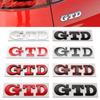 3D металлические буквы, значок на багажник автомобиля, логотип GTD, эмблема для гольфа 7, 6, 5, 4, наклейка GTD MK2 MK4 MK5 MK6 MK7, аксессуары