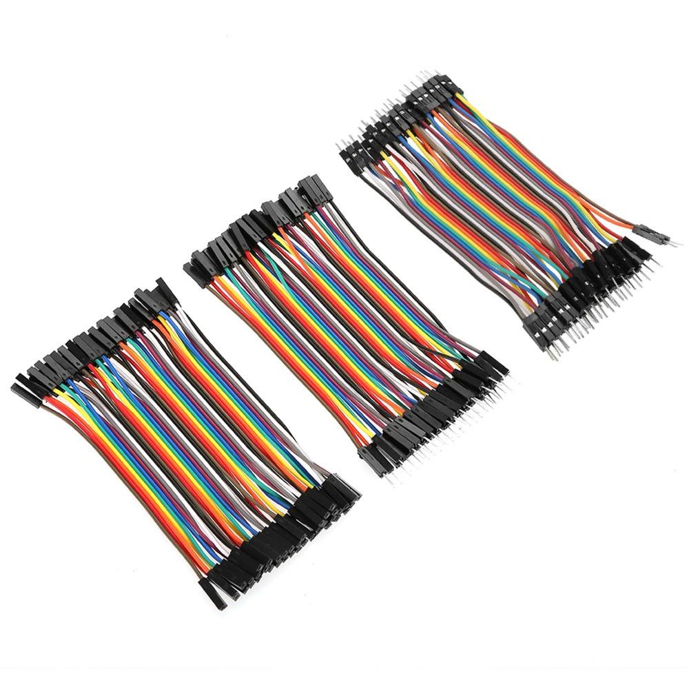 3 PCS 10CM Breadboard Jumper Wires 40 Pin Ribbon Cables Electronics Prototyping Dupont Wire  Arduino