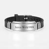 Juice WRLD Rapper Laser-Engraved Stainless Steel Fashion Bracelet