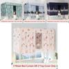 Functional Dormitory Bed Curtain Providing Stylish Mosquito Protection And Blackout Shading