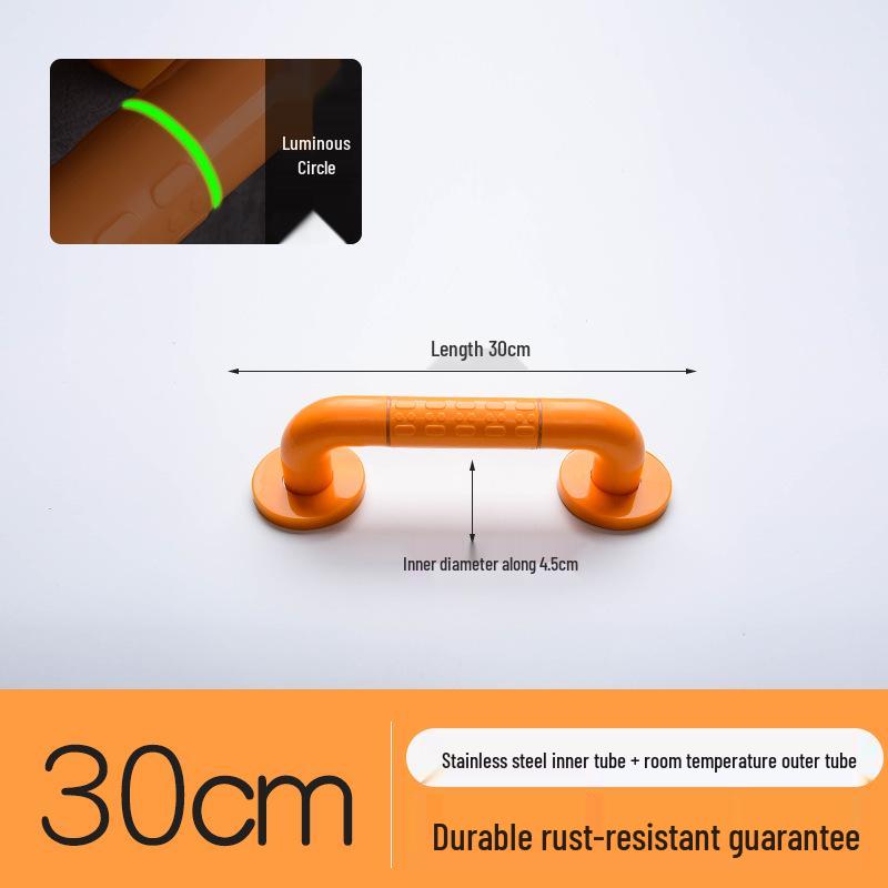 Stainless Steel Safety Grab Bar for Elderly - Bathroom Toilet Armrest