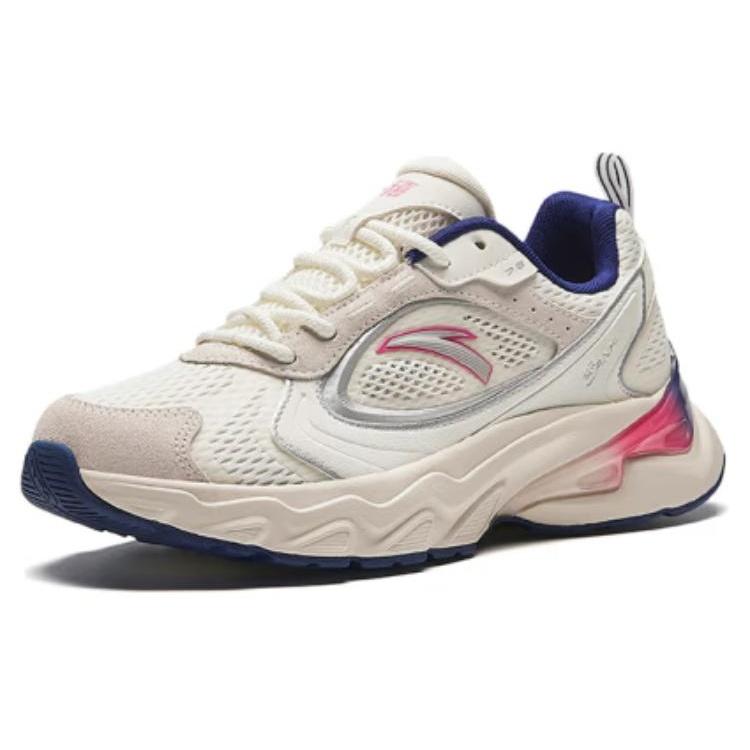 Anta Millennial 7 Cushioning Abrasion Resistant Cushioning, Wear Resistant Low top Casual Shoes Women's White Gray 122428890-5