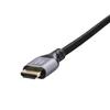 Elecom HDMI-кабель сверхвысокой скорости, 3 м, нейлоновая сетка, алюминиевый разъем, высокоскоростной HDMI-кабель, сертифицированный сверхвысокой скорости для игр, черный 8K/60 Гц [Ultra