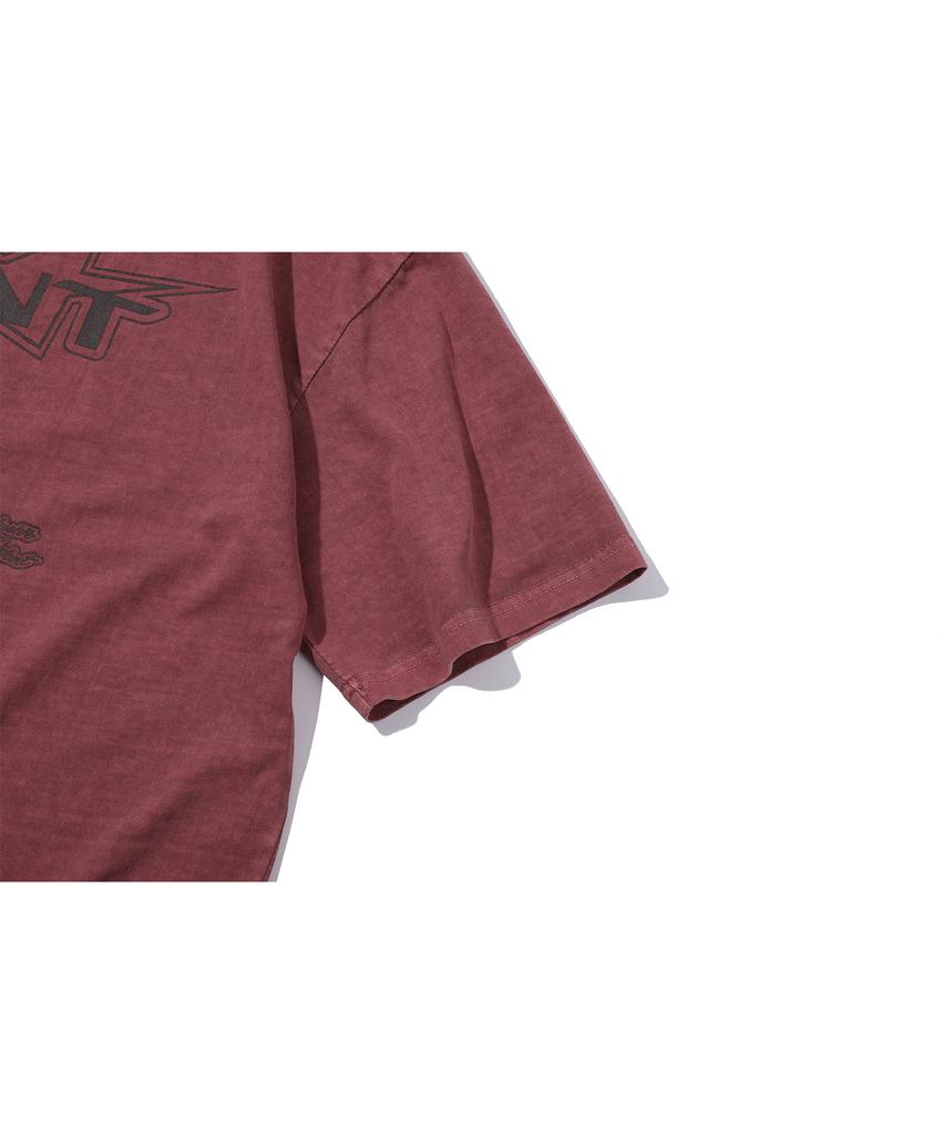 IFYOUWANT Motorcycle Pigment Tee Dusty Pink