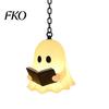 Bookshelf Lamp Ghost Light, Decorative Library Lantern, Vintage Fantasy Book Nook Lamp, Magic Cozy Reading Light for Bookworms, Portable Shelf Decor,