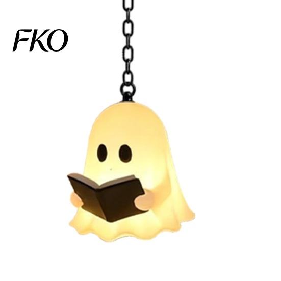 Bookshelf Lamp Ghost Light, Decorative Library Lantern, Vintage Fantasy Book Nook Lamp, Magic Cozy Reading Light for Bookworms, Portable Shelf Decor,