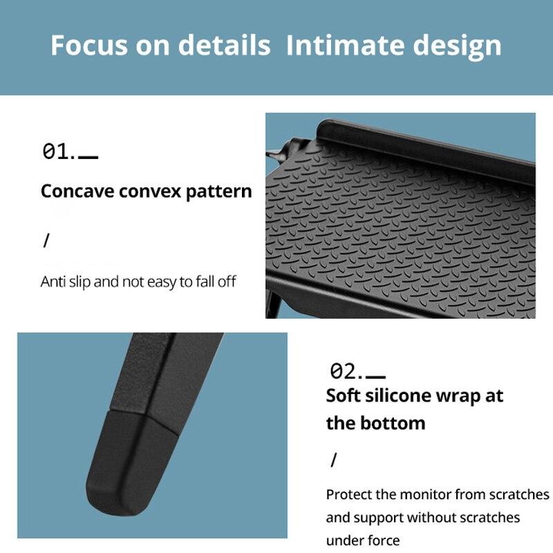 1 шт. Белый/черный стеллаж для хранения телевизионной приставки, пульт дистанционного управления, маршрутизатор, небольшие аксессуары, многофункциональная регулируемая подвесная стойка