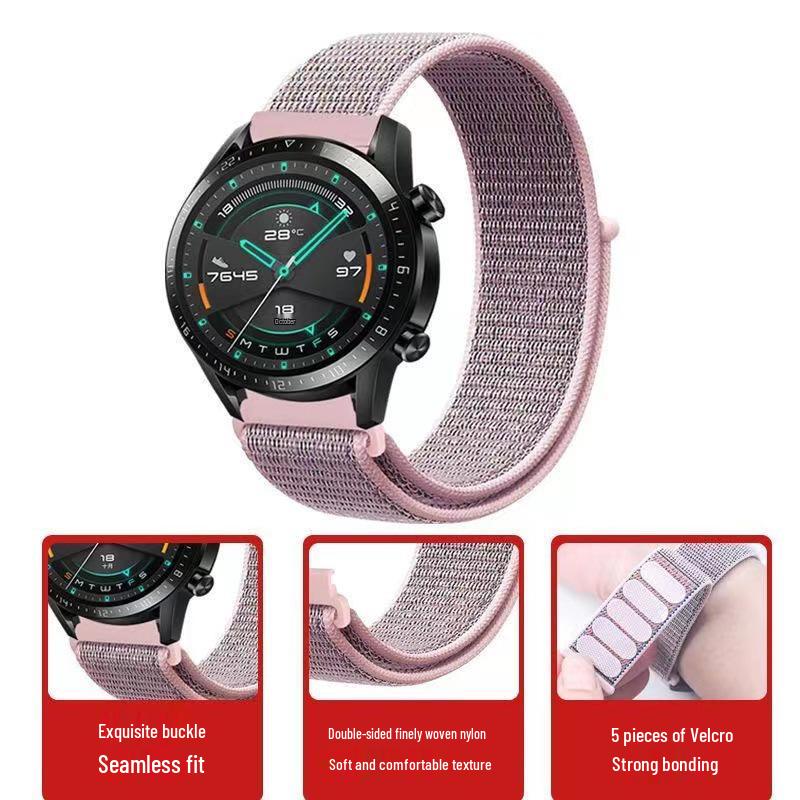Совместимые ремешки для Samsung Watch 4/5, Garmin Venu, Huawei GT2/3 (20 мм/22 мм)