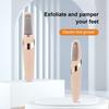 Electric Callus Remover for Feet Rechargeable Pedicure Wand with Coarse Abrasive Particles Cordless Pedicure Tool for Smooth Heels And Skin