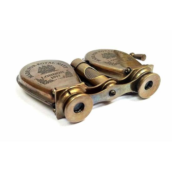 Морская латунная монокулярная бинокулярная винтажная морская подзорная труба, оперные очки