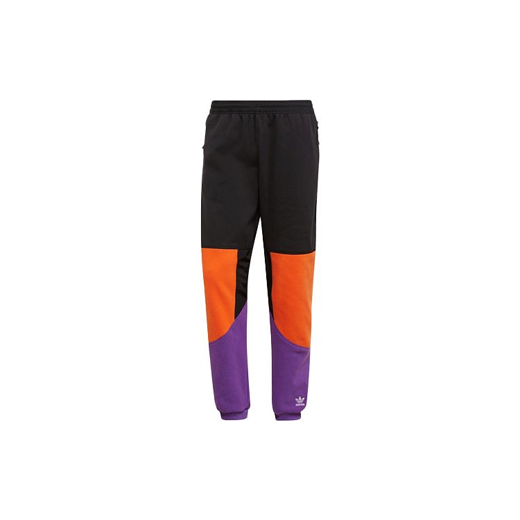 adidas Мужские джоггеры с цветными блоками Originals Trefoil, черные FM3681