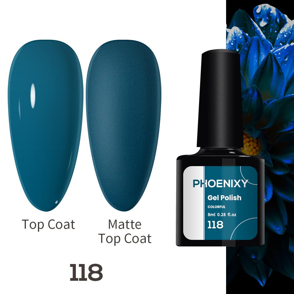Гель-лак для ногтей PHOENIXY, 8 мл, отмачиваемый гель-лак для дизайна ногтей, маникюрного салона, лампы для ногтей своими руками и украшения домашнего гелевого дизайна ногтей