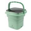 Foldable Washing Machine Mini Portable Bucket Laundry Washer with Black Lid for RV Travel Apartment