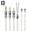 KBEAR 24 Silver -plated Balanced Upgrade Line Headphone Cable 2pin/mmcx/qdc/TFZ