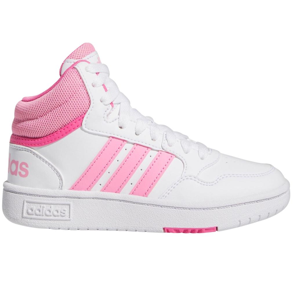 Adidas IG3716 Hoops 3.0 Mid High-top Youth Sports Shoes Pink R. 38 ⅔