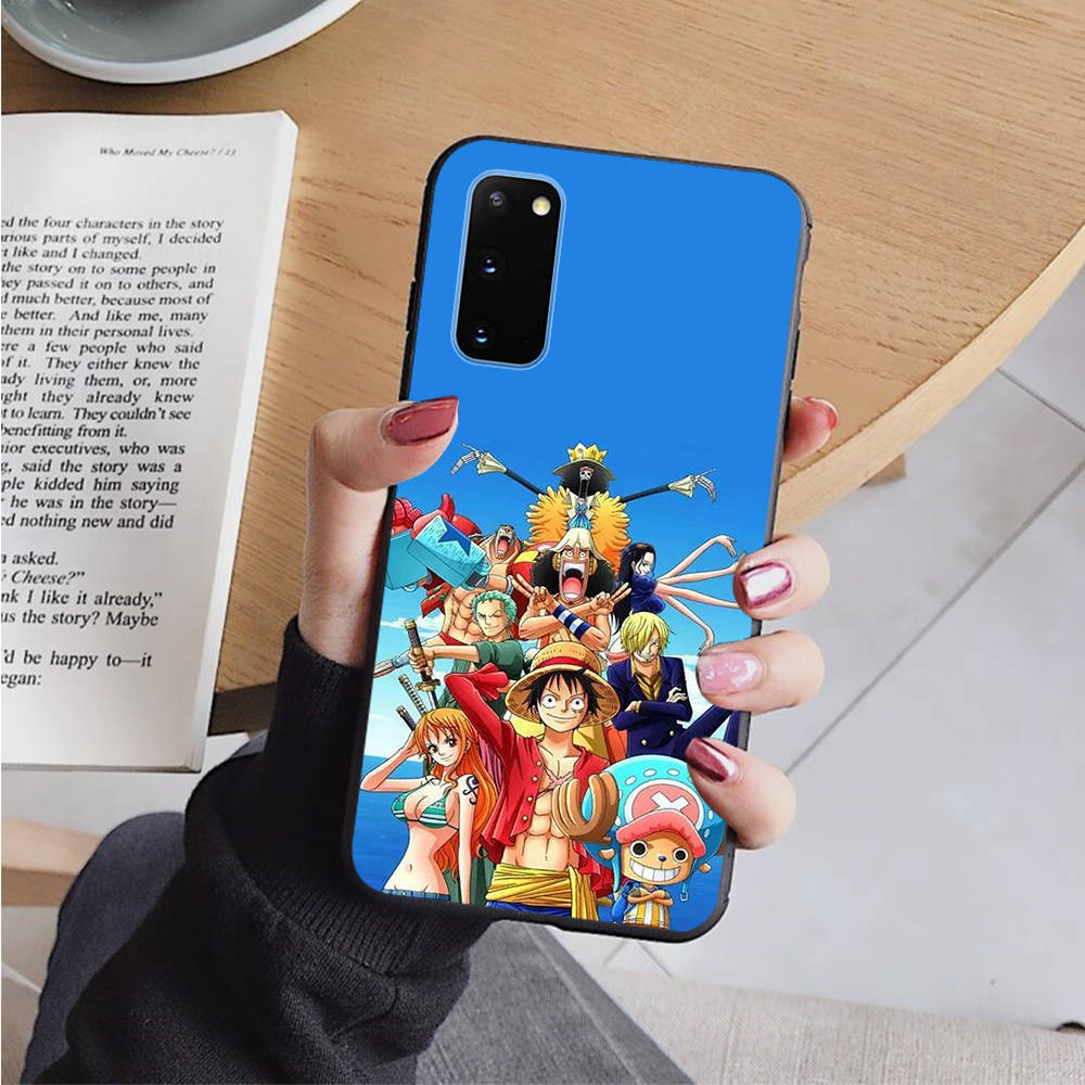 Чехол AD55 One Piece Member Black для iPhone 16 15 Plus 14 13 12 11 Pro 8 7 6S SE 5S X XR XS Max Realme C30 C33 C31 9I Huawei Y8P Y9 Sofe Cover
