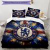 3pcs Duvet Cover Set (1*Duvet Cover + 2*Pillowcase, Without Core), football club.C Print Soft All‑Season Bedding Set, Home Bedroom Decor Gift
