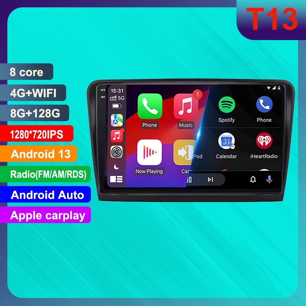 Skoda Superb 2 B6 Android Навигация и Система CarPlay с HD Камерой Заднего Вида