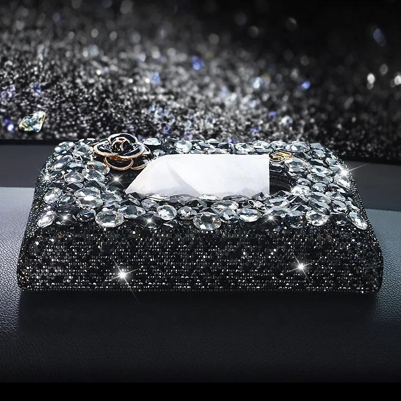 Роскошная коробка для салфеток, держатель для салфеток в машину, коробка для туалетной бумаги, коробка для хранения полотенец для туалетной бумаги, домашний декор, автомобильные аксессуары