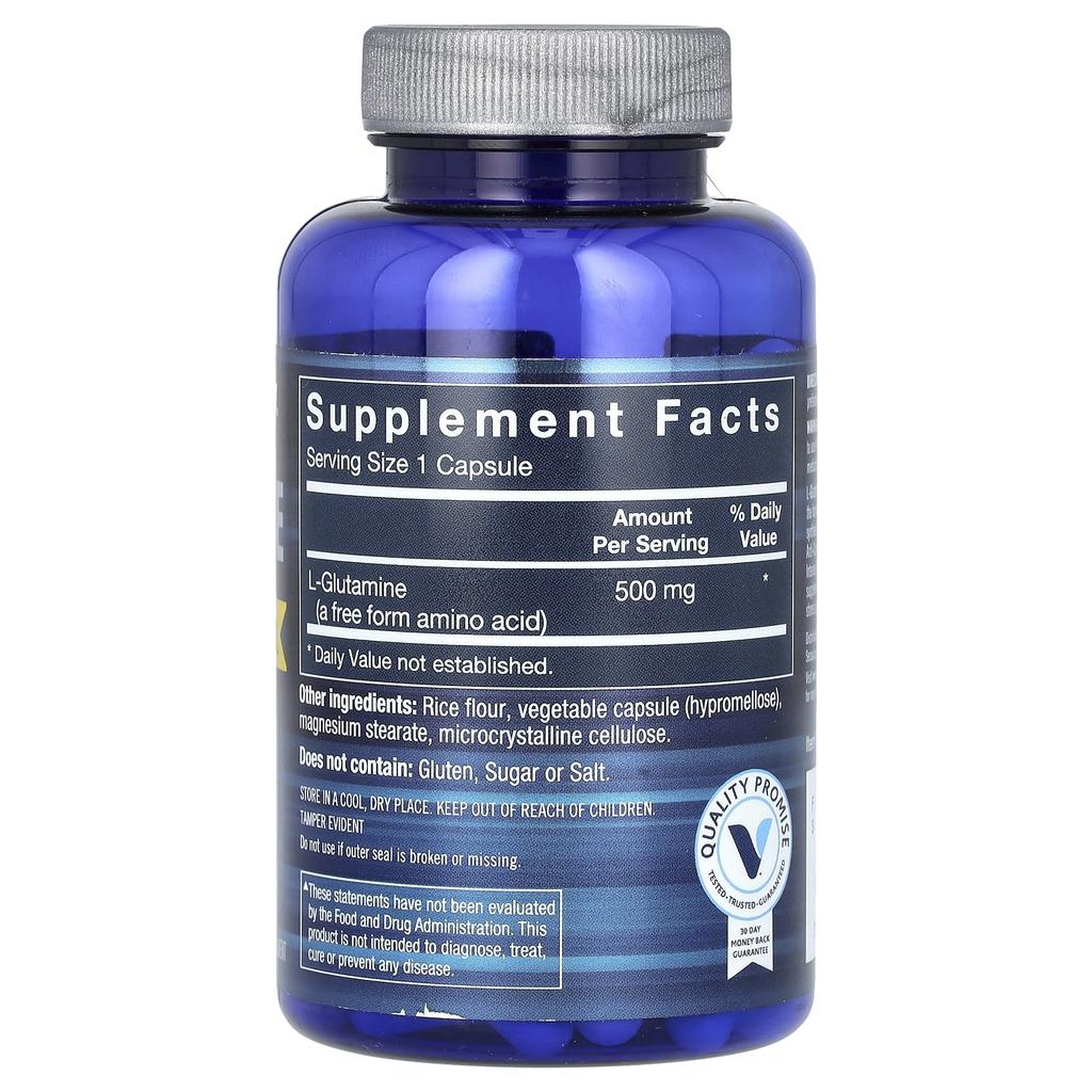 Glutamine, 500Mg, 100 Capsules