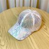 Летняя кружевная бейсболка с цветочным узором, модная солнцезащитная кепка с полым язычком утки, новая шляпа для женщин