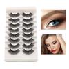 8 пар накладных ресниц, натуральные привлекательные волокна, накладные ресницы для макияжа для женщин
