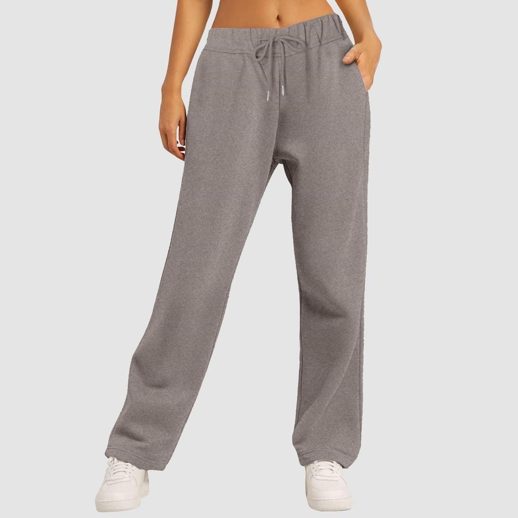 Women's High Waisted Wide Leg Sweatpants Casual Yoga Jogger Pants
