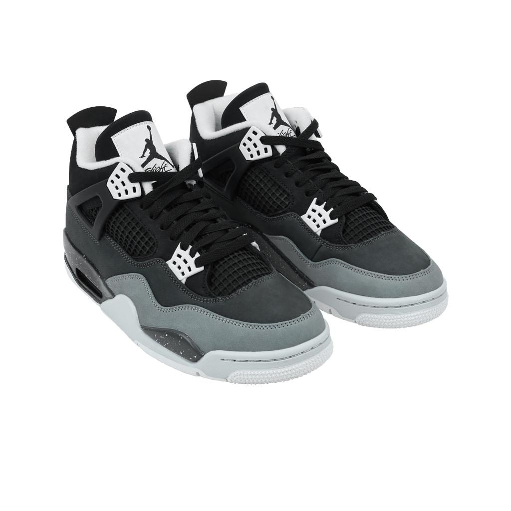 Air Jordan 4 Retro Fear 2024 мужские кроссовки черный белый антрацит FQ8138-002