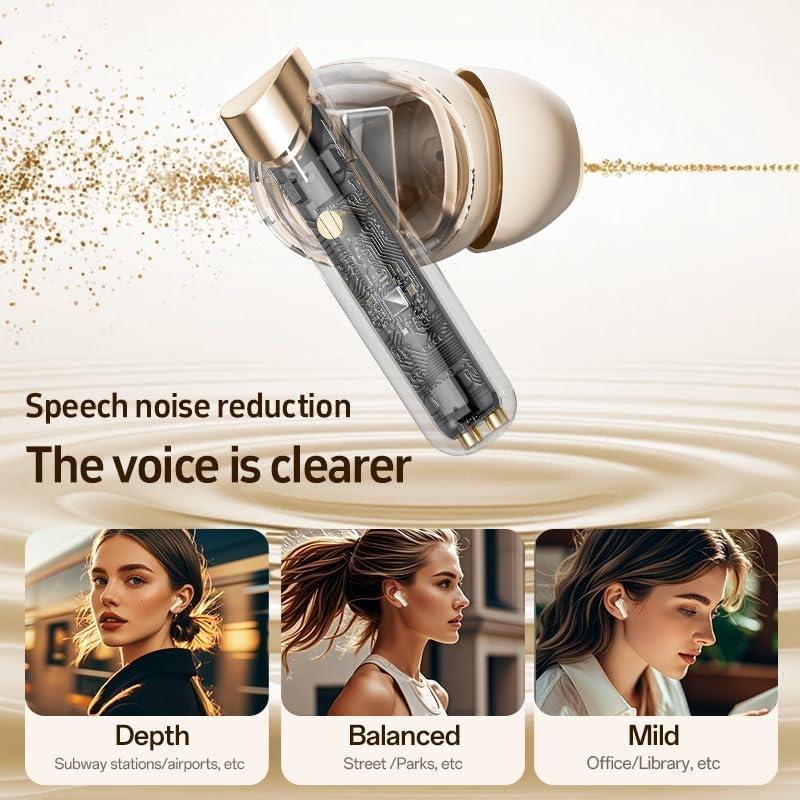 Наушники-вкладыши AI Translation Wireless Наушники 144 языка Bluetooth 5.4 Наушники-вкладыши Двусторонний переводчик Наушники Переводчик для туристического бизнеса