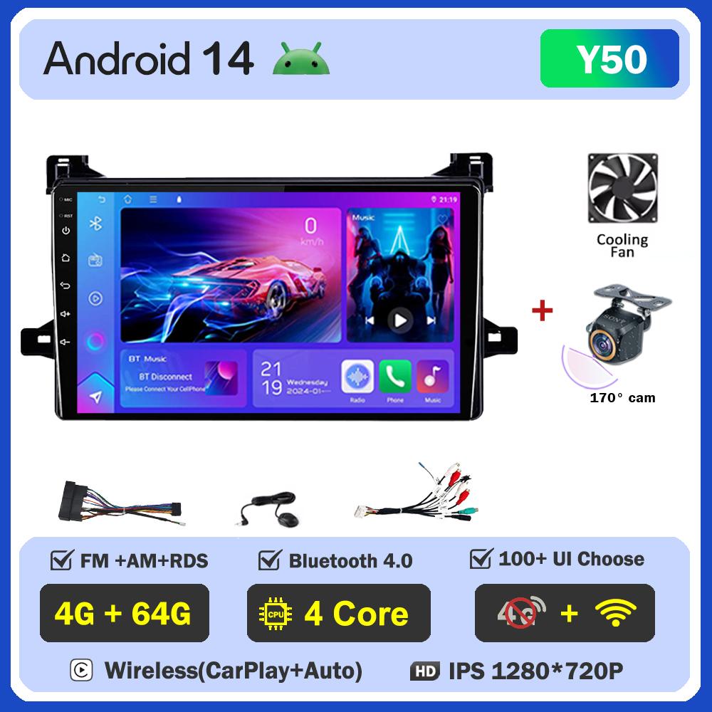 Для Toyota Prius XW50 2015 - 2020 автомобильный радиоплеер Car Carplay экран Autoradio Mirror Link Car Intelligent Systems сенсорный экран