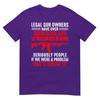 Legal Gun Owners Have Over 200m Guns And 12 Trillion Rds TShirt