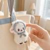 Cute Cartoon Lamb Doll Keychain Kawaii Fluffy Fluffy Hugging Pendant  Year of the Sheep