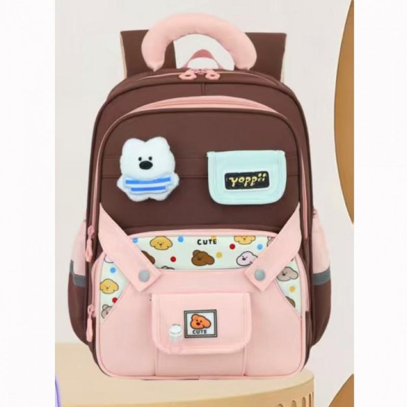 Kids Lightweight Backpack School Spine Support Ergonomic Design Large Capacity Nylon Bag Ages 8-12 Boys Girls
