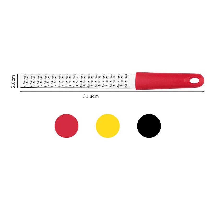 1pcs Stainless Steel Wire Grater Plastic Anti Slip Handle Cheese Grater Chocolate Lemon Garlic Fruit Grater Kitchen Gadget