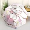 1pc Pink Cloud Cinnamoroll Theme Pattern Umbrella, Fashionable, Personalized, High-Value Folding Umbrella, a Must-Have for Summer, 8-Rib Durable Iron