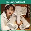 Toy Plush Elephant Long Hair Comfort Doll Simulation Bed Decoration Pillow Throw