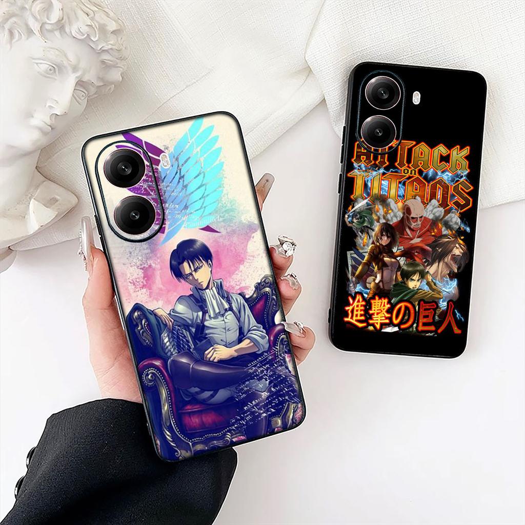 Атака Титанов Эрен Йегер Леви Чехол для Samsung Galaxy A06 A05 A14 A50 A51 A52 A12 A13 A23 A70 A07 A25 A26 A72 A56