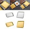 2PCS/SET Rustproof Stainless Steel Tray Flat Design BBQ Plate Serving Plate Shallow Tray  Buffet