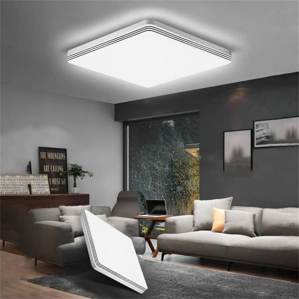 Светодиодный потолочный светильник, свет для спальни, холодный белый, 36 Вт, 24 Вт, 18 Вт, современная светодиодная панельная лампа для внутреннего освещения, ванной комнаты, прихожей, кухни