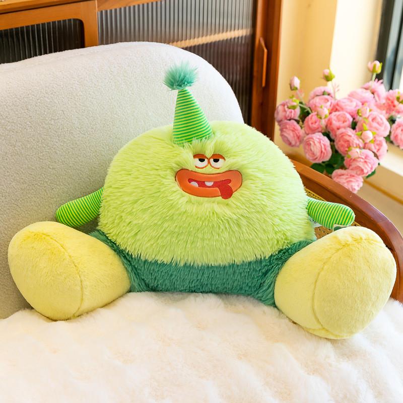 Soft Bigfoot Monster Plush Toy Doll Backrest Pillow Childrens Birthday Gift
