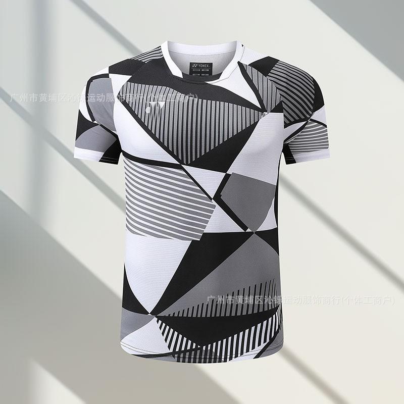 Unisex Quick-Dry Badminton Shirt Men Women Kids Breathable Sport T-Shirt Athletic Top