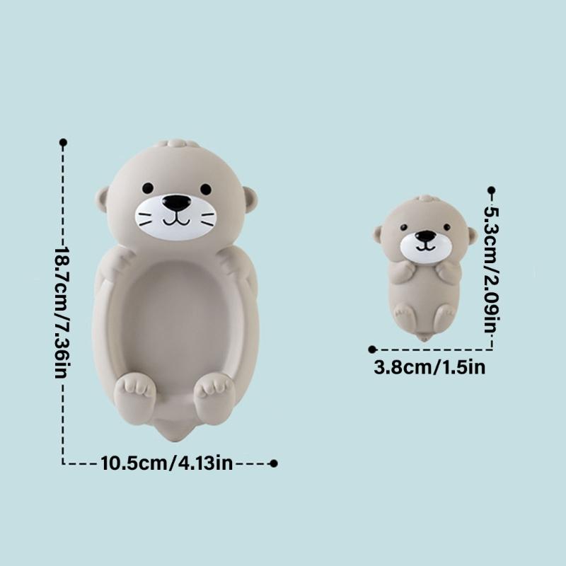 Toddler Bathing Toy Set Otters Mom and Baby Engaging Water Fun Shower Toy Otters Mom and Baby Set For Bath Time
