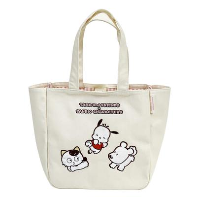 Холщовая мини-сумка-тоут Atelier Momo & Momo Tama & Friends x Pochacco, для прогулок, TFZ43952-51