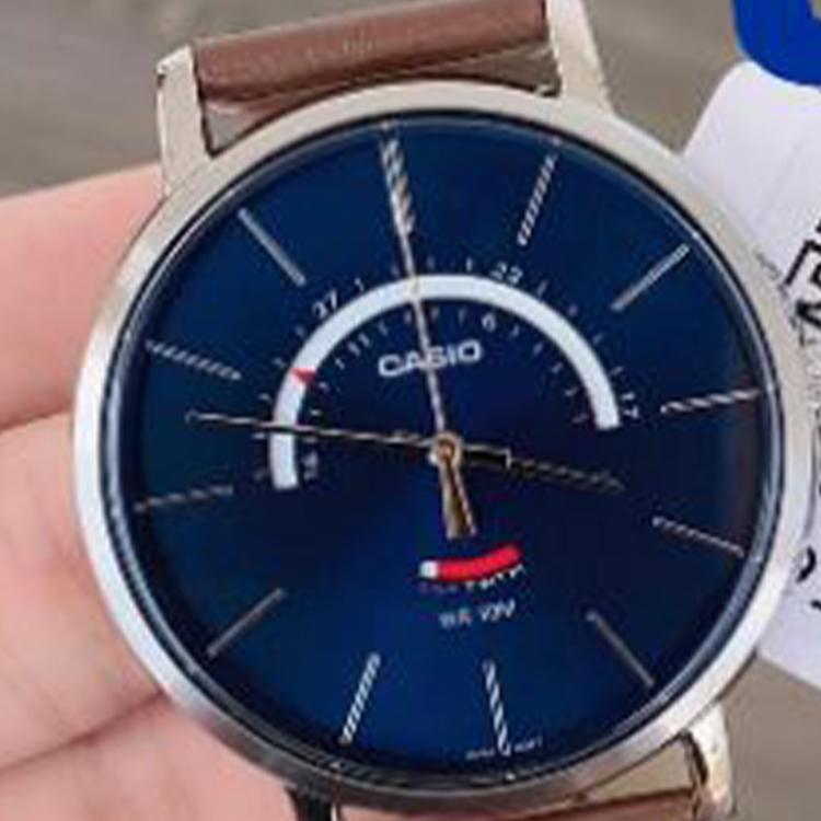Casio Мужские часы стандартной серии Синие MTP-B105L-2AV MTP-B105L-2AV