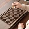 Walnut Style Dual-Use Drainage Tea Tray