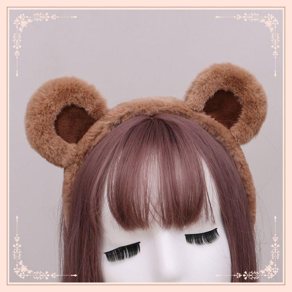 Lolita Cute Hairband Lovely Hair Hoop Fluffy Adorn Party Headdress Women Girl