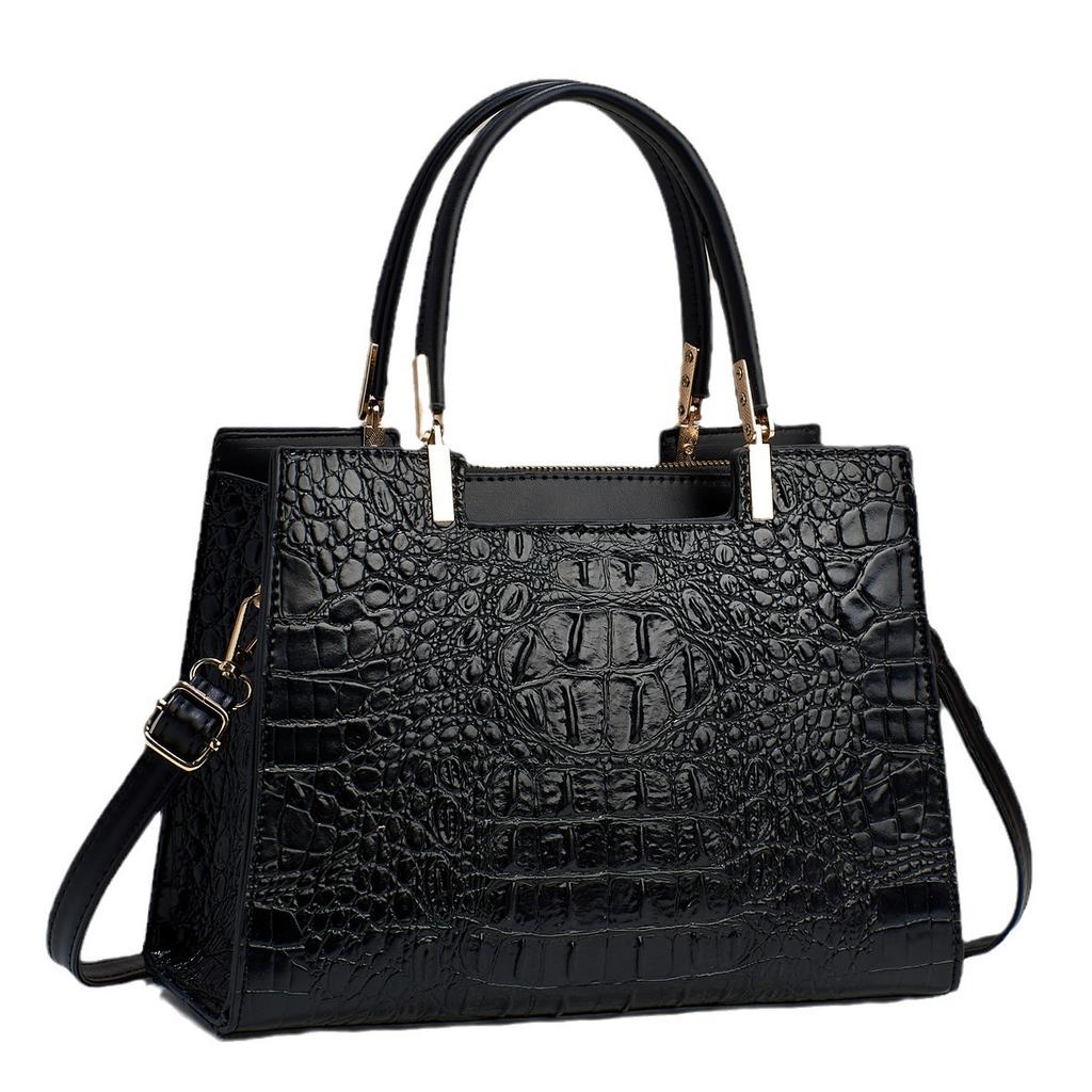 Women Handbag Shoulder Crocodile Pattern Handbag Large-capacity Women's Bag Shoulder Bag