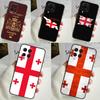 Georgia Grunge Flag For Samsung Galaxy M21 M51 M12 M32 M52 M13 M23 M33 M53 M34 M54 M30s M31s M15 M55 M20 Case
