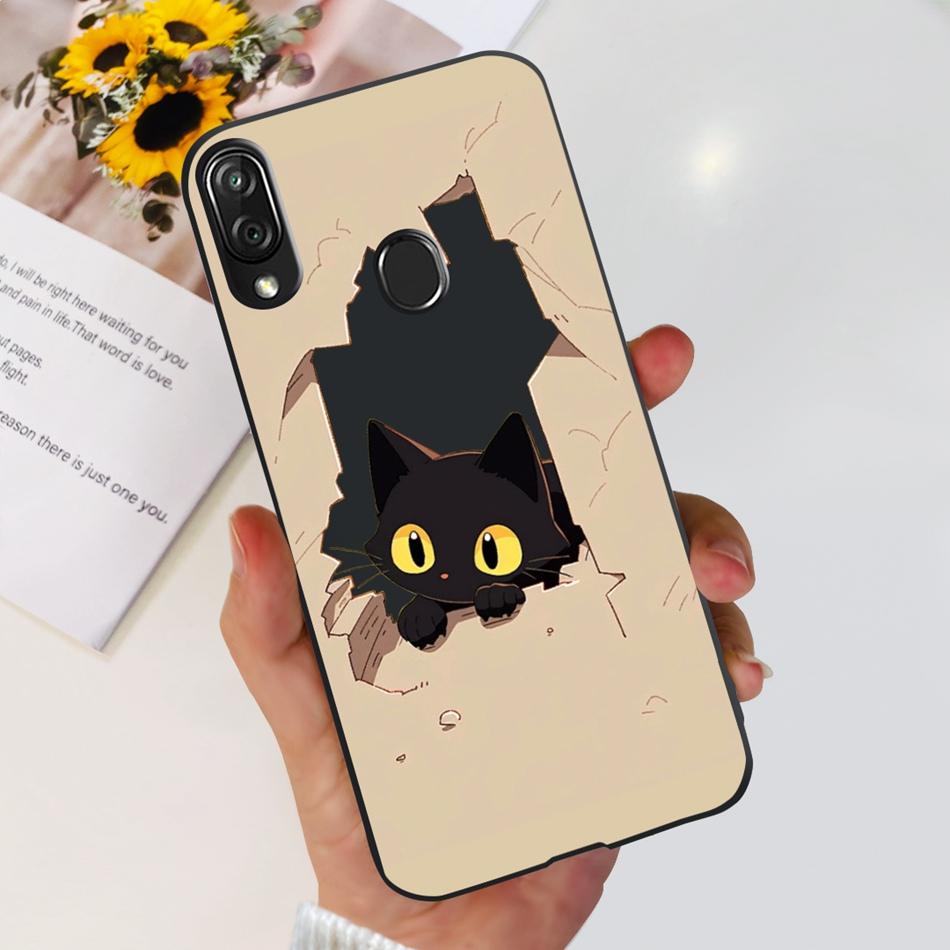 For ZTE Blade V10 Vita Cute Panda Cartoon Case For Zte Blade V10 2019 Blade V10vita Soft TPU Black Silicone Phone Cases