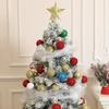 6Pcs 6cm Christmas Tree Ornament Xmas Baubles Xmas Tree Hanging Pendants  Xmas Decorations